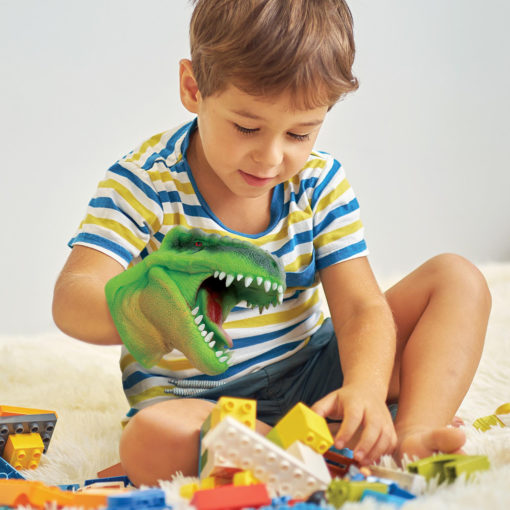 Dinosaurus käsinukke kuminen - Image 2