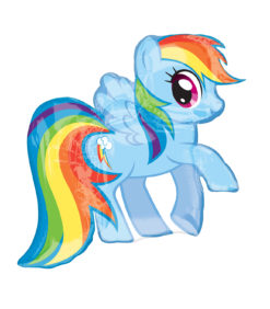 My Little Pony Rainbow Dash muotofoliopallo