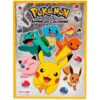 Pokémon-värityskirja, 40 sivua, hopeisella holografisella kannella, jossa on Pikachu, Bulbasaur, Squirtle, Charmander, Jigglypuff, Eevee, Mew ja Butterfree.