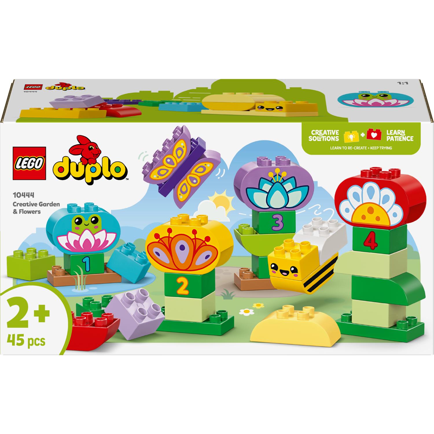 Lego® Duplo®10444 Kaupunki Mielikuvituspuutarha ja hauskat kukat pinoamislelu - Image 2