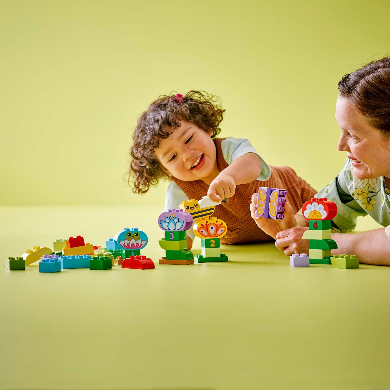 Lego® Duplo®10444 Kaupunki Mielikuvituspuutarha ja hauskat kukat pinoamislelu - Image 3