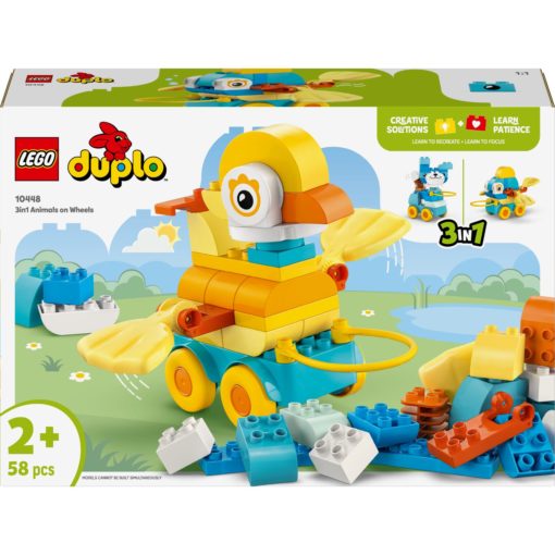 Lego®Duplo® 10448 Kaupunki: Eläimiä pyörien päällä – 3in1-setti - Image 2