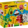 LEGO Classic Creative Food Fun -rakennussarjan pakkaus, jossa on avokado-, cupcake- ja jäätelöpuikko-mallit.