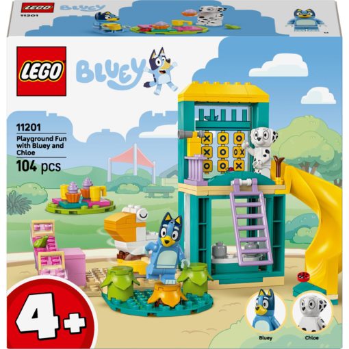 Lego® Bluey 11201: Blueyn ja Katin hupihetket leikkikentällä