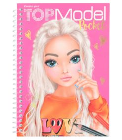 TOPModel taskuvärityskirja Love yourself