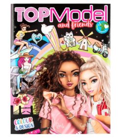 TOPModel & Friends väritys-suunnittelukirja