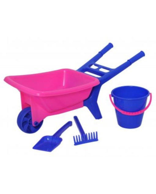 Plasto kottarisetti pinkki ja sininen