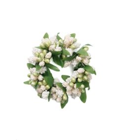 Kynttilämansetti 3cm valkoinen