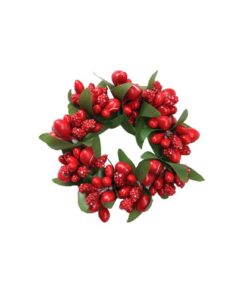 Kynttilämansetti 3cm punainen