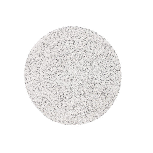 Pyöreä tabletti musta-valkoinen
