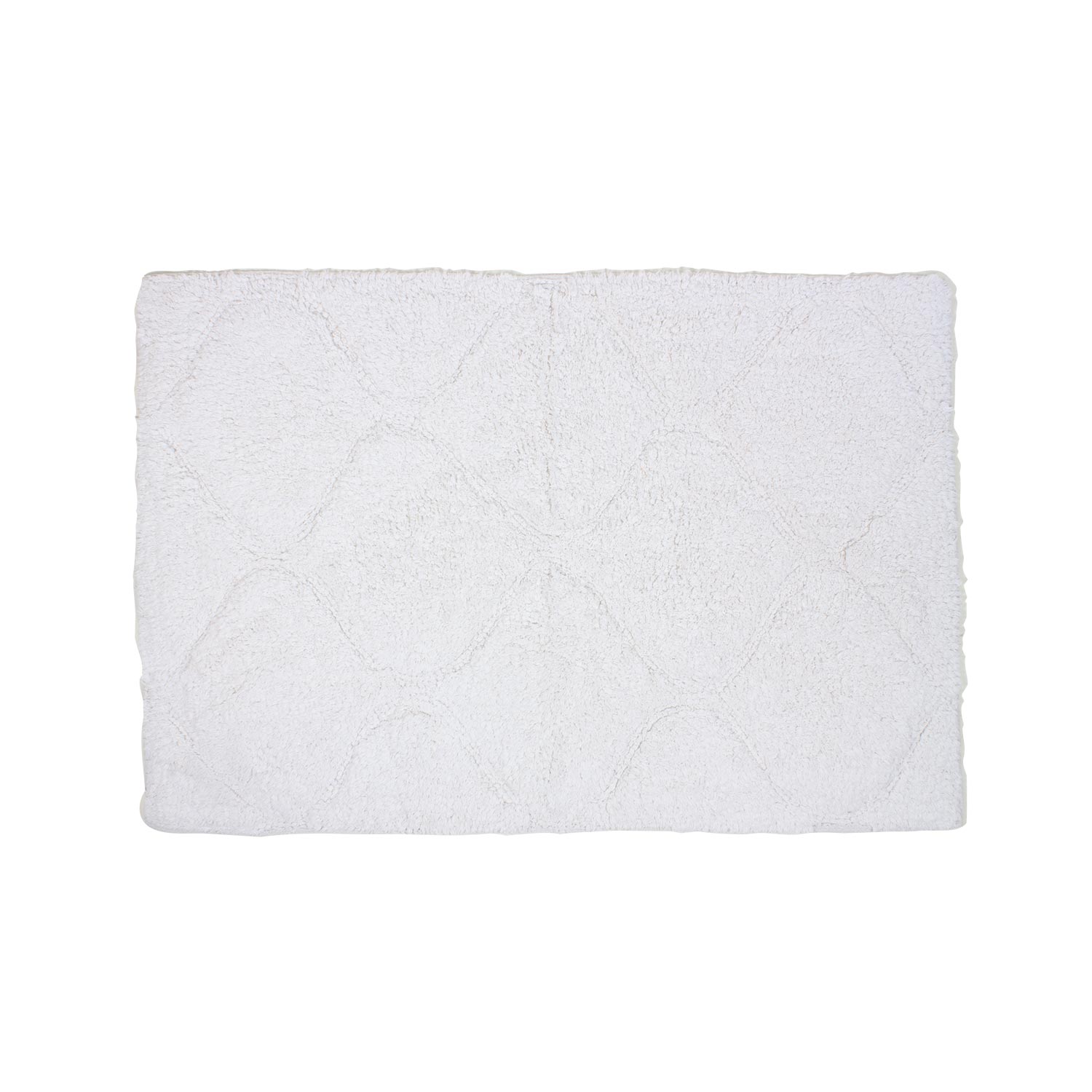 Kylpyhuonematto valkoinen