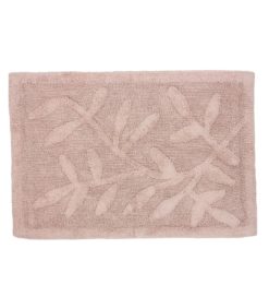 Kylpyhuonematto lehti taupe