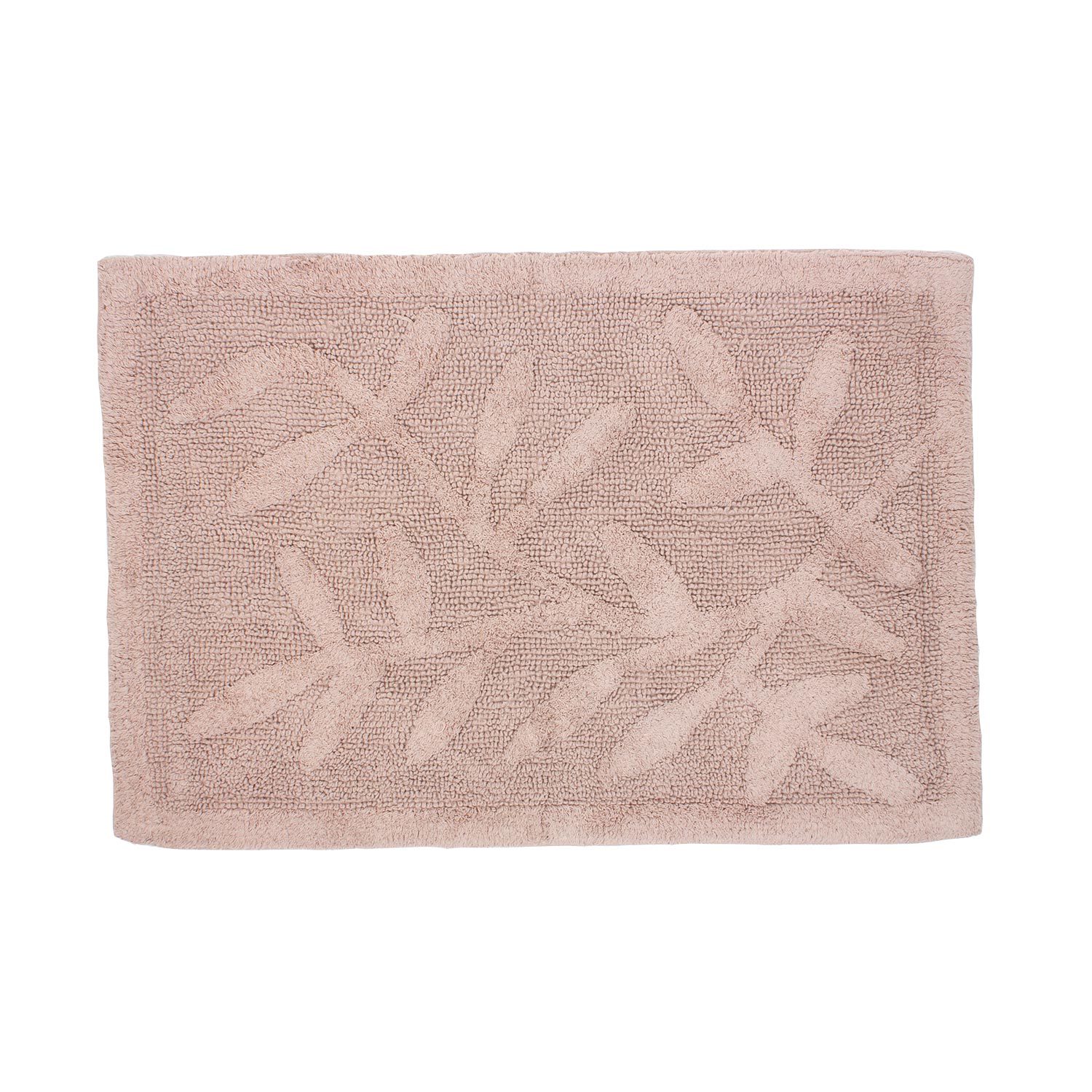 Kylpyhuonematto lehti taupe