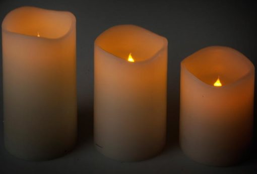 Led kynttilä 3 kpl + säädin
