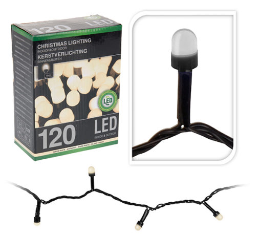 Valosarja 120LED, lämmin valkoinen