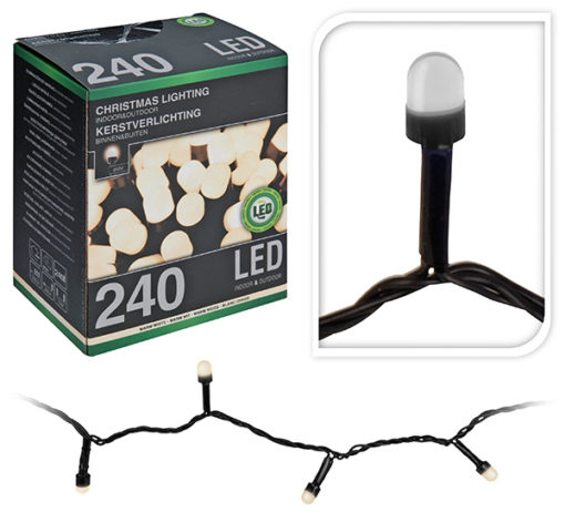 Valosarja 240LED, lämmin valkoinen