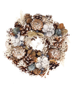 Kranssi kukat sininen