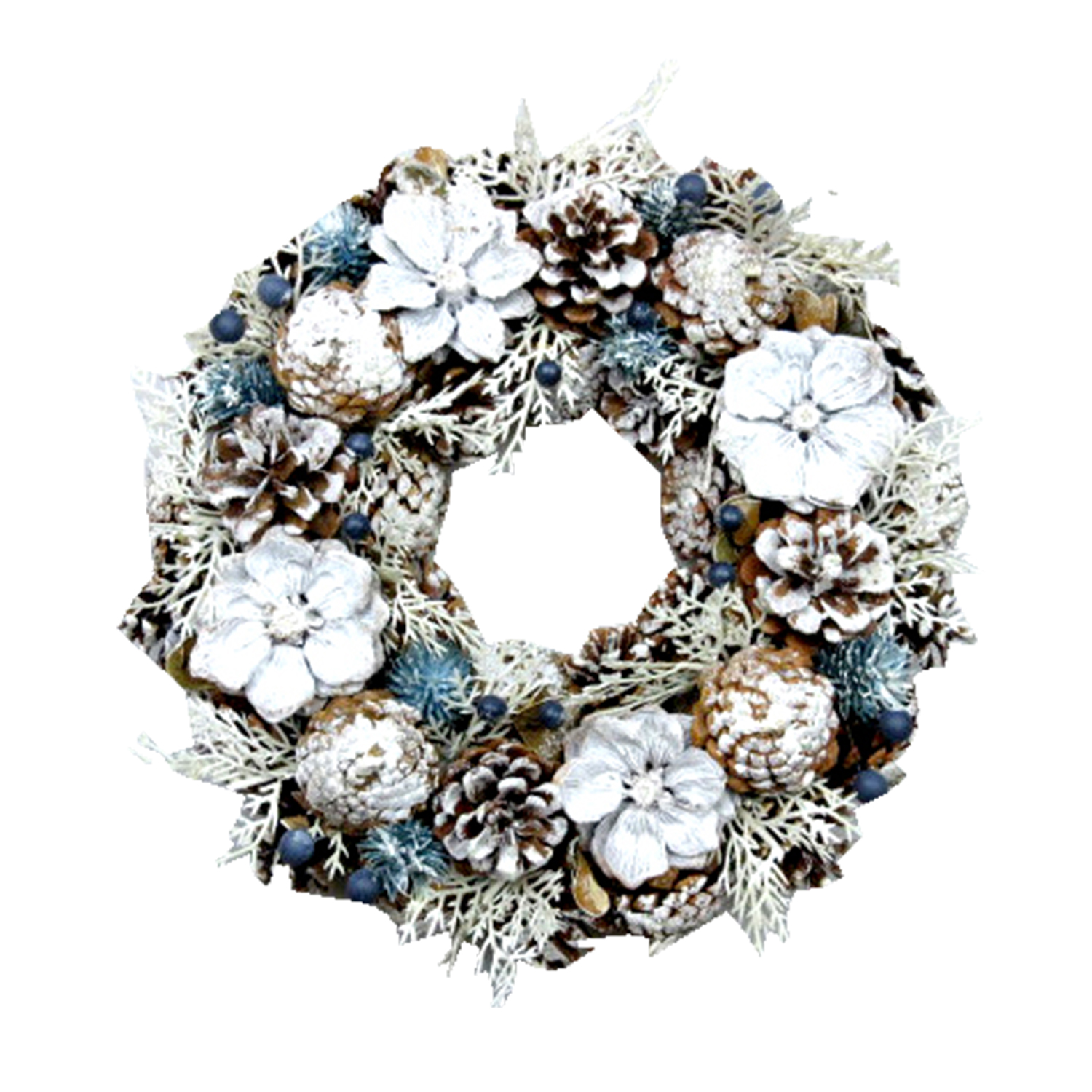 Kranssi kukat sininen