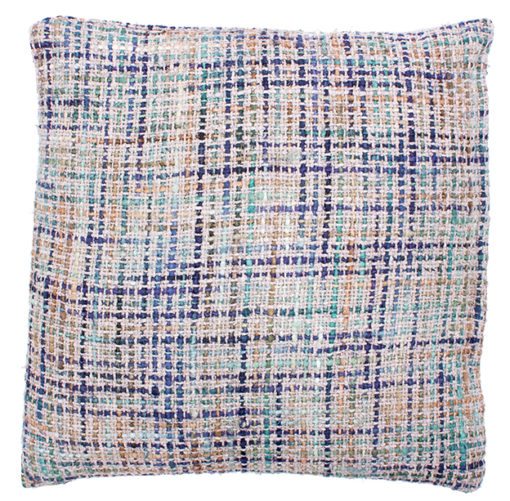 Koristetyyny sini/harmaa 45x45