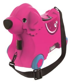 Matkalaukku koira pinkki