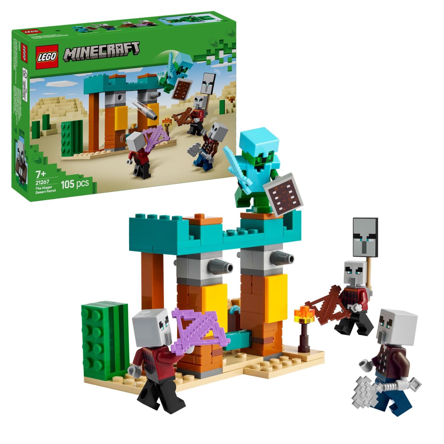 Lego® Minecraft® 21267 Pahalaisten aavikkopartio