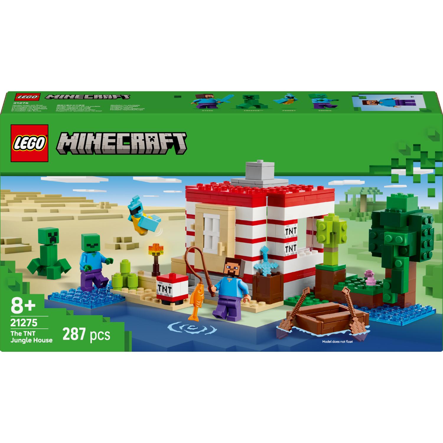 Lego® Minecraft® 21275 TNT-viidakkotalo