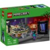 LEGO Minecraft: Nether- ja End-portaalimatka -rakennussarjan pakkaus.
