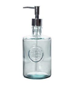 Pumppupullo kierrätyslasia 600ml
