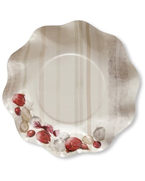 Lautanen 24cm joulupallot 8kpl
