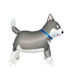 Ilmatäytteinen foliopallo pyörillä Koira