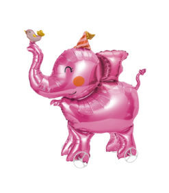 Ilmatäytteinen foliopallo pyörillä Norsu