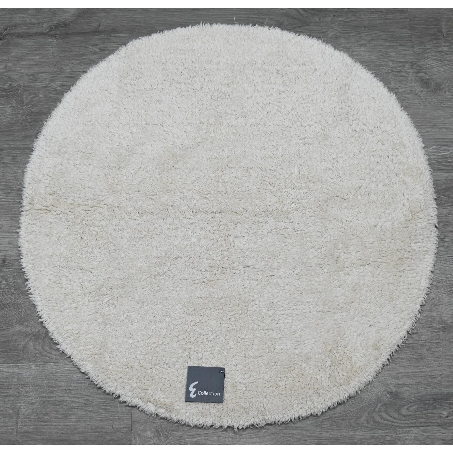 Pyöreä kylpyhuonematto ø60cm valkoinen