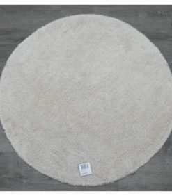 Pyöreä kylpyhuonematto ø80cm valkoinen
