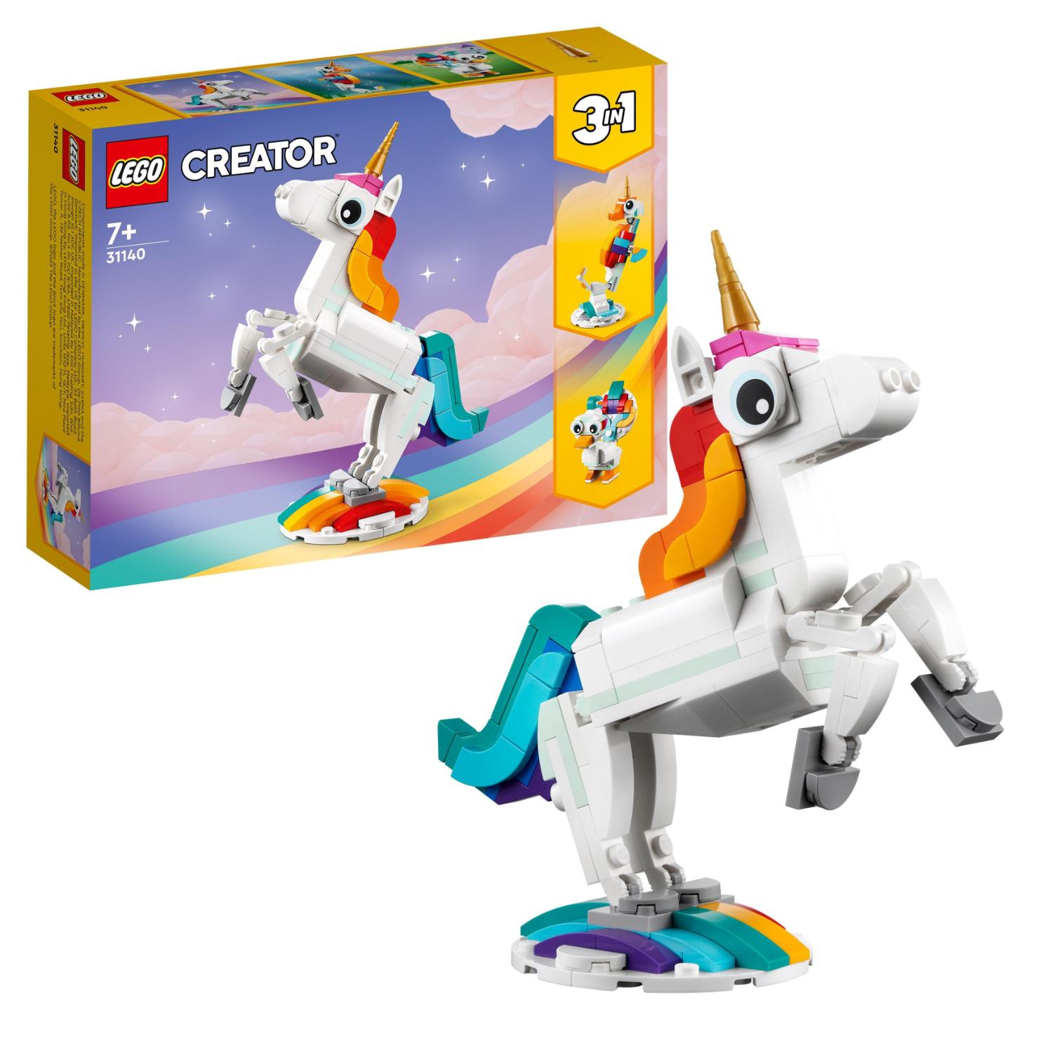 Lego® Creator 31140 3in1 Tarujen yksisarvinen