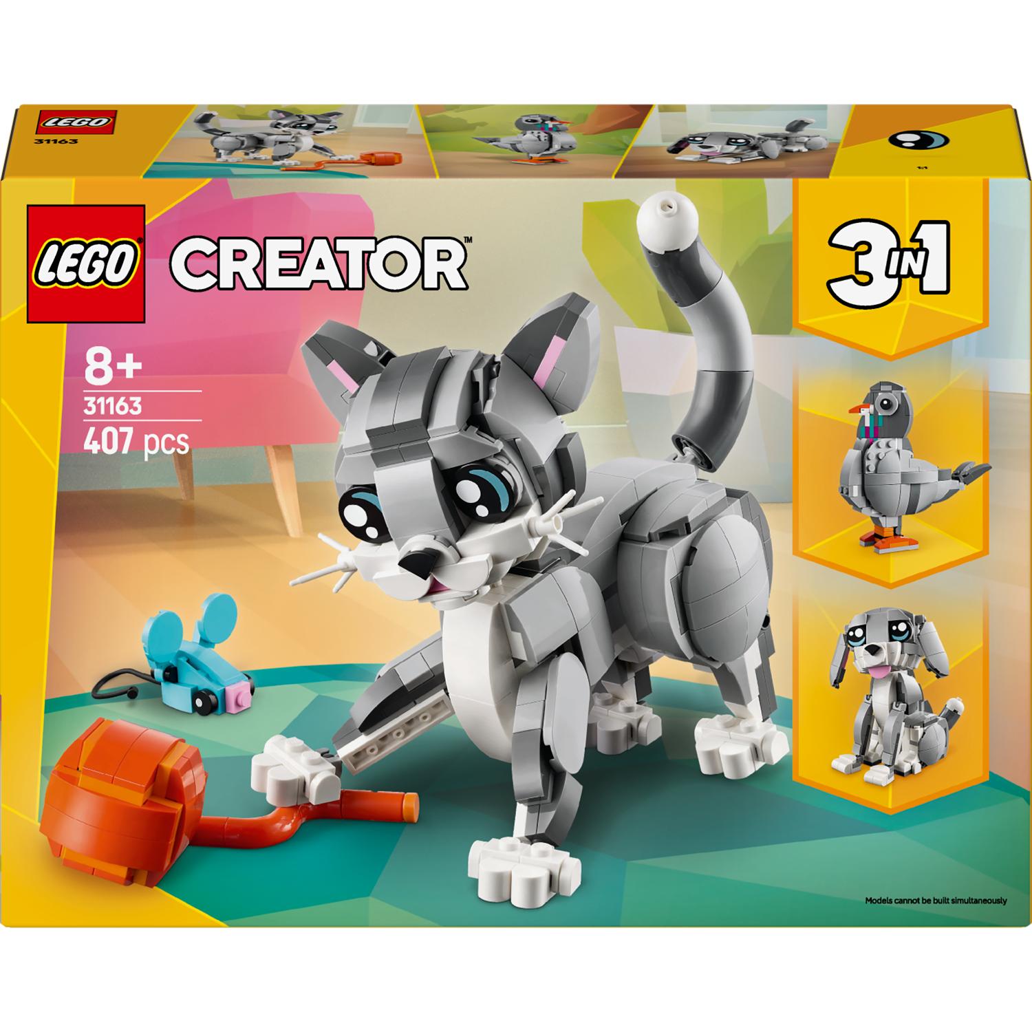 Lego® Creator 31163 3in1 Leikkisä kissa