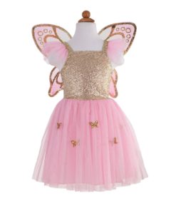 Perhosmekko siivillä kulta 4-6 vuotiaille