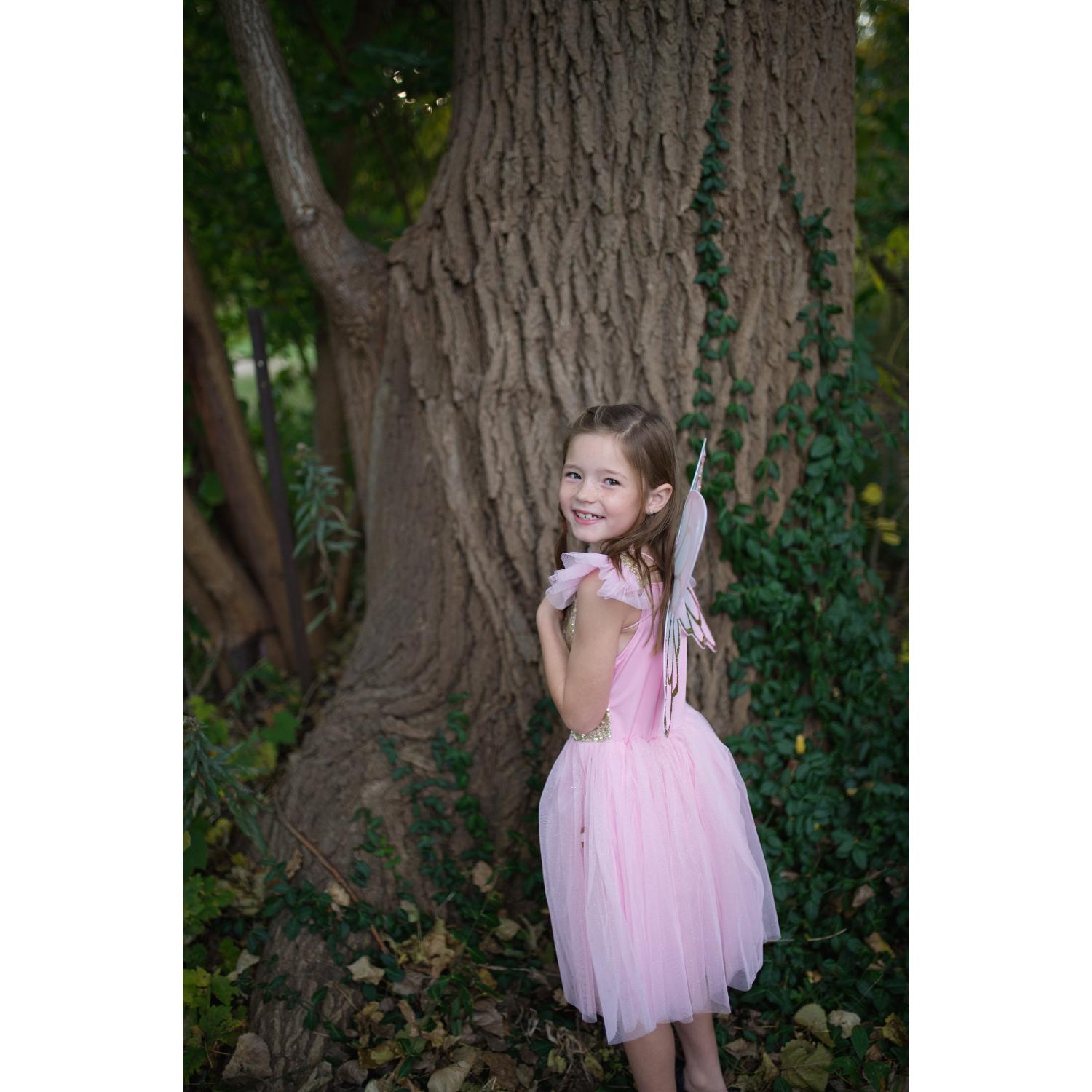 Perhosmekko siivillä kulta 4-6 vuotiaille - Image 2