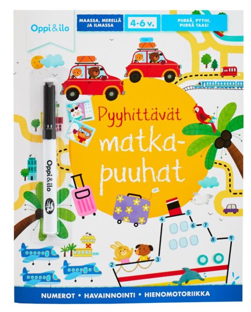 Oppi&Ilo Pyyhittävät matkapuuhat