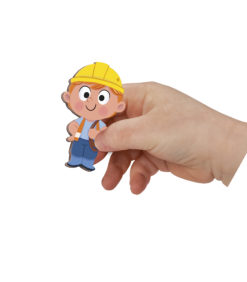 Magneettileikki työmaa 3-8v