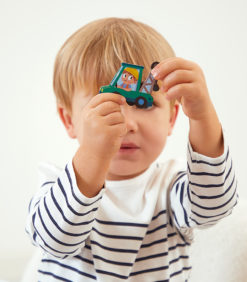 Magneettileikki työmaa 3-8v