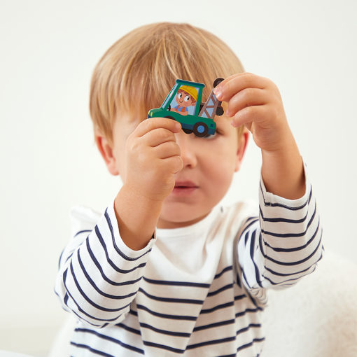Magneettileikki työmaa 3-8v