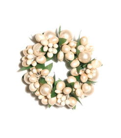 Kynttilämansetti 3cm kerma