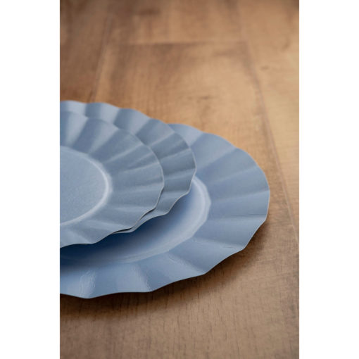 Kertakäyttölautanen 27 cm sininen - Image 2