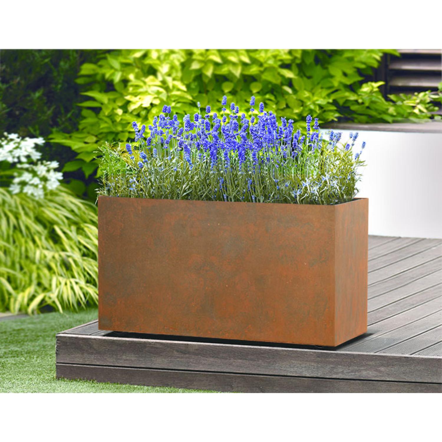 Ruukku pyörillä rustiikki