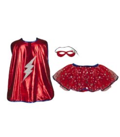 Supersankari tutu, viitta ja maski
