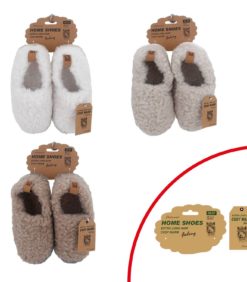 Naisten tossut villajäljitelmä