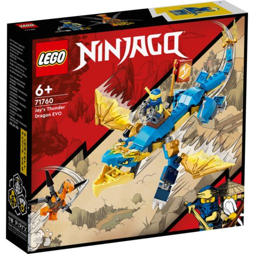 Lego Ninjago 71760 Evoluutio: Jayn ukkoslohikäärme