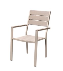 Puutarhatuoli beige muovia