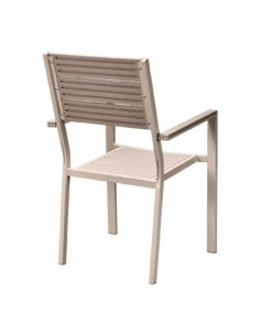 Puutarhatuoli beige muovia