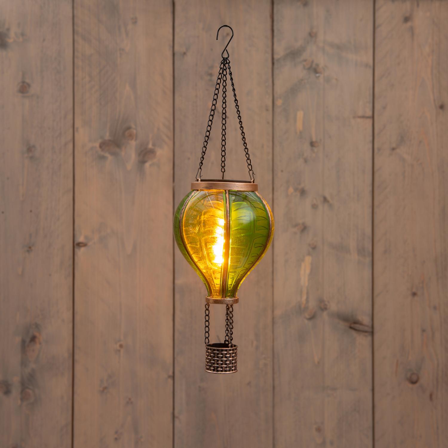 Solar koriste kuumailmapallo vihreä